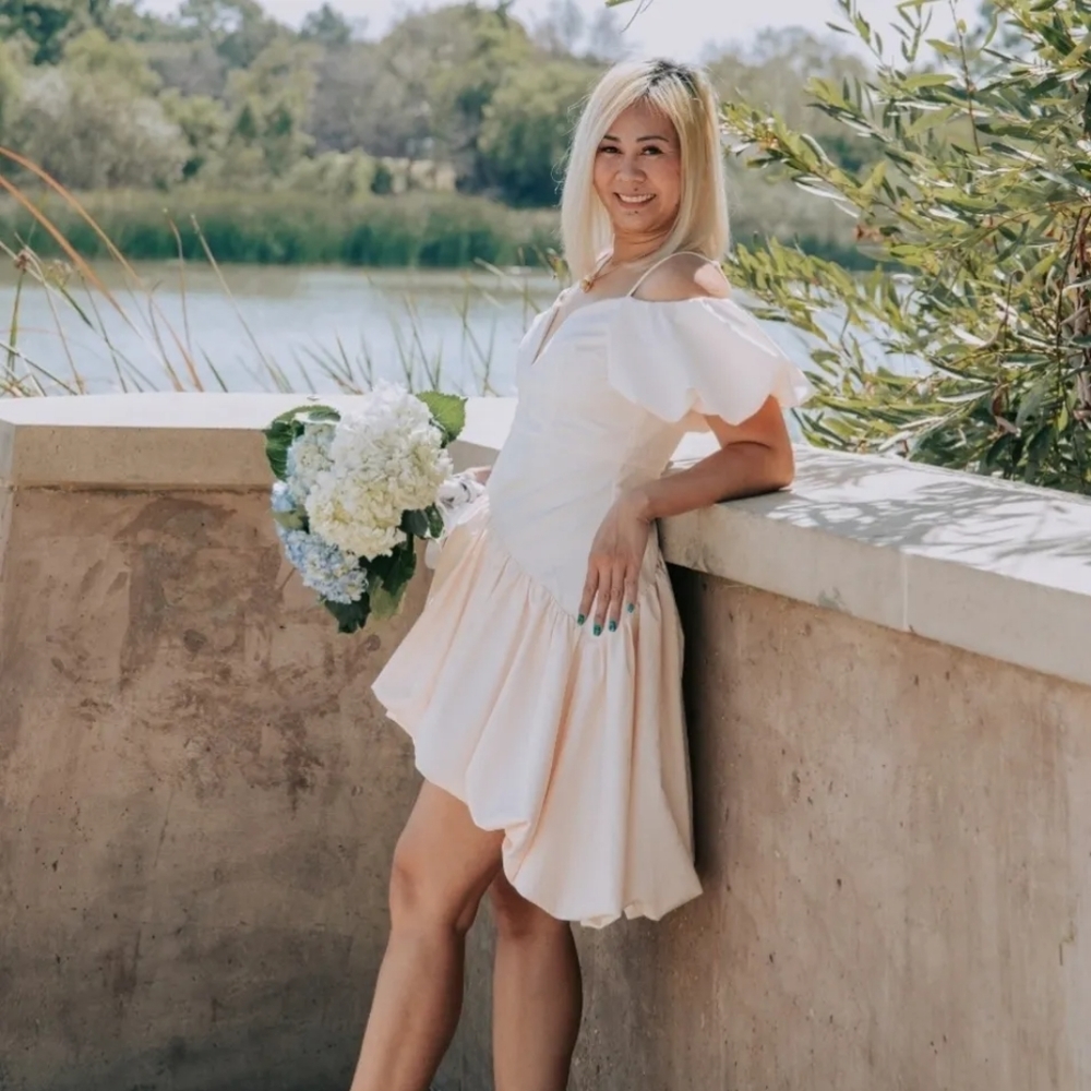 ASOS EDITION PUFFBALL MINI